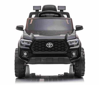 Toyota Tacoma ELBil til børn 12V m/Lædersæde og 2.4G Fjernbetjening, Sort-5