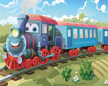 Traintastic Tog tapet 243 x 203 cm-2