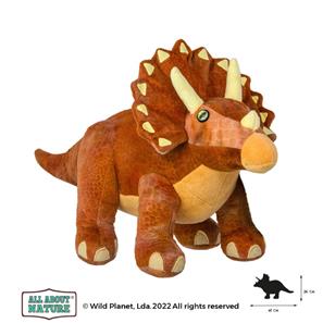 Triceratops Dinosaur Bamse 41x26 cm - All About Nature-2