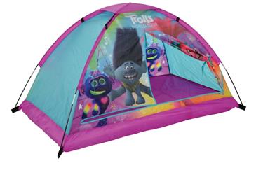 Trolls 2 Drømme Børnetelt med luftmadras og lys-3