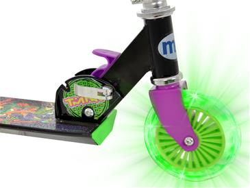 Ninja Turtles Foldbart Løbehjul med Lysende Hjul-6