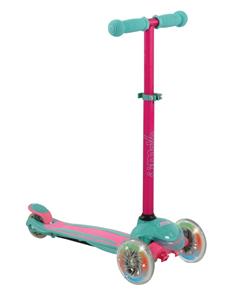 U Move Mini Compact LED Løbehjul, Pink / Teal-2