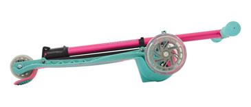 U Move Mini Compact LED Løbehjul, Pink / Teal-4