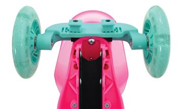 uMoVe Paillet Mini Flex LED Løbehjul, Pink-10