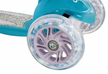 uMoVe Sparkle Mini Flex LED Løbehjul, Teal-10