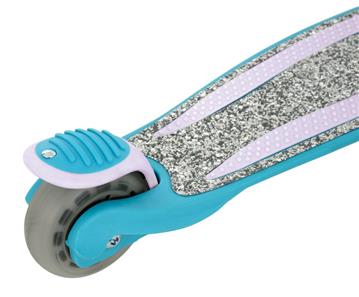 uMoVe Sparkle Mini Flex LED Løbehjul, Teal-9