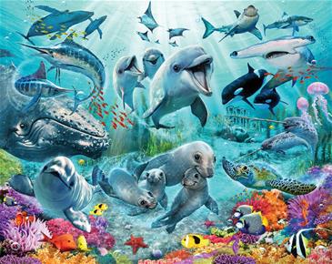 Under havet / Under the Sea tapet 243 x 305 cm-2