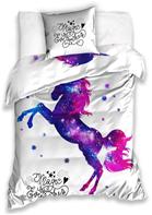 Unicorn ''Magic Everywhere'' Sengetøj 135 x 200, 100 procent bomuld