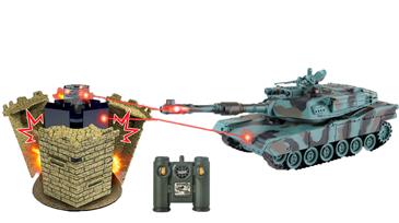 USA M1A2 Fjernstyret Tank 1:28 VS Fort 27Mhz