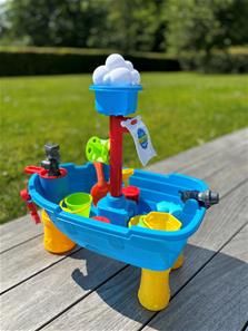 Vand- og sandlegebord som piratskib – 14 dele-5