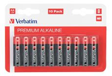 Verbatim 10 stk AA batterier