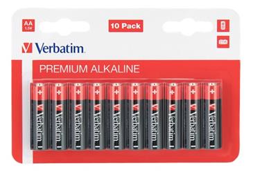  Verbatim 10 stk AA batterier