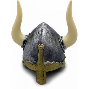 Vikinge hjelm, plast med aftagelige horn-2