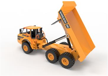 Volvo A60H Fjernstyret Dump Lastbil 1:26 2.4G-5