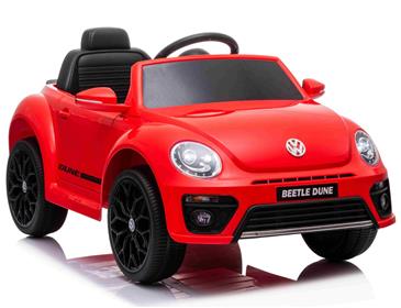 VW Beetle Dune elbil til børn 12v m/Gummihjul, 2.4G Remote, Lædersæde-6