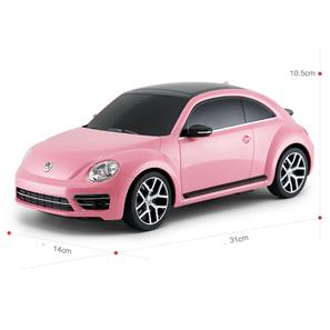 VW Beetle Fjernstyret Bil 1:14, Pink - 2.4G-2