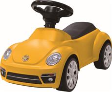 VW Beetle Gåbil m/lyd og lys, Gul