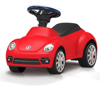 VW Beetle Gåbil m/lyd og lys, Rød