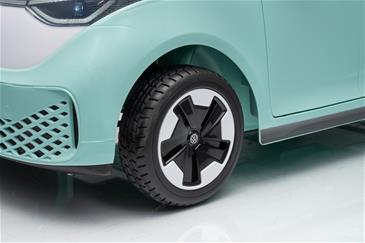 VW ID Buzz Elbil Til børn 22,2V m/Gummihjul, Lædersæde 2.4G-14