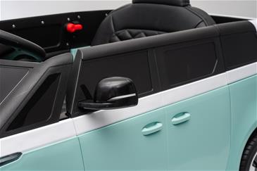 VW ID Buzz Elbil Til børn 22,2V m/Gummihjul, Lædersæde 2.4G-15