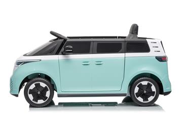 VW ID Buzz Elbil Til børn 22,2V m/Gummihjul, Lædersæde 2.4G-21