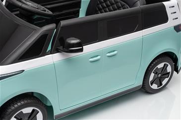 VW ID Buzz Elbil Til børn 22,2V m/Gummihjul, Lædersæde 2.4G-24