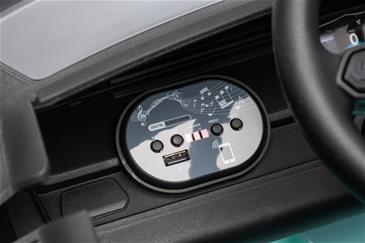 VW ID Buzz Elbil Til børn 22,2V m/Gummihjul, Lædersæde 2.4G-26