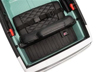 VW ID Buzz Elbil Til børn 22,2V m/Gummihjul, Lædersæde 2.4G-30