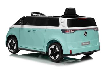 VW ID Buzz Elbil Til børn 22,2V m/Gummihjul, Lædersæde 2.4G-4