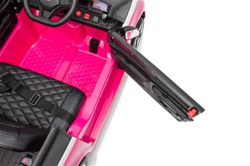 VW ID Buzz Elbil Til børn 22,2V m/Gummihjul, Lædersæde 2.4G Pink-17