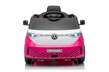 VW ID Buzz Elbil Til børn 22,2V m/Gummihjul, Lædersæde 2.4G Pink-22