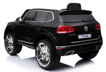 VW Touareg til børn 12v m/Gummihjul + Lædersæde + 2.4G + 10AH-3