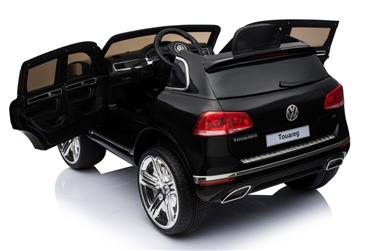 VW Touareg til børn 12v m/Gummihjul + Lædersæde + 2.4G + 10AH-4