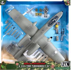 World Peacekeepers 1:18 A-10A Thunderbolt II kampfly m/2 actionfigurer-2