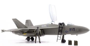 World Peacekeepers 1:18 Boeing F/A-18 Hornet Jagerfly inkl. 2 Piloter