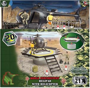 World Peacekeepers 1:18 Helikopterlandingsplads-2