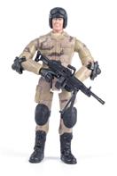 World Peacekeepers 1:18 Militær actionfigur Singepack 2A