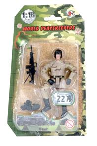 World Peacekeepers 1:18 Militær actionfigur Singepack 2A-2