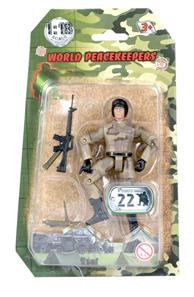World Peacekeepers 1:18 Militær actionfigur Singepack 2C-2