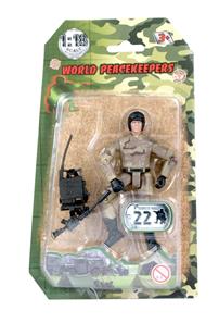 World Peacekeepers 1:18 Militær actionfigur Singepack 2D-3
