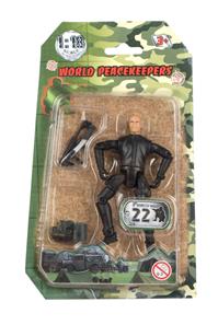 World Peacekeepers 1:18 Militær actionfigur Singepack 7D-2