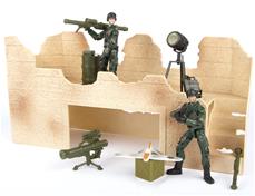 World Peacekeepers 1:18 Militær Angrebsstyrke inkl. 2 actionfigurer