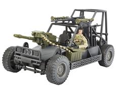 World Peacekeepers 1:18 Militær Buggy m/1 actionfigur