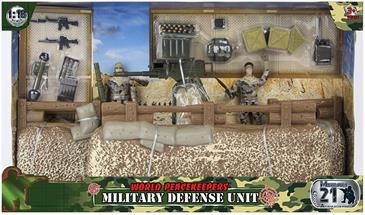 World Peacekeepers 1:18 Militær Forsvars enhed inkl. 2 actionfigurer-2