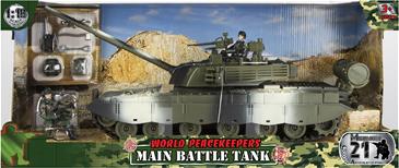 World Peacekeepers 1:18 Militær Main Battle Tank inkl. 2 actionfigurer-2
