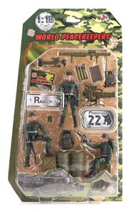 World Peacekeepers 1:18 Militær Ranger pakke m/3 actionfigurer-2