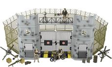 World Peacekeepers 1:18 MilitærBase Port med 3 actionfigurer