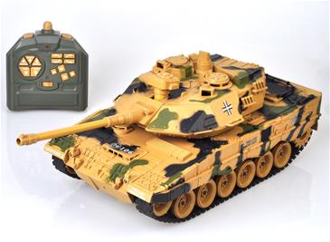 ZEGAN German Leopard 2 Fjernstyret Airsoft Tank  1:18