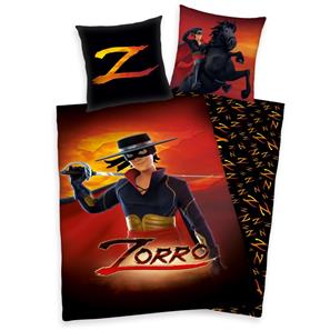Zorro 2i1 Sengetøj - 100 procent bomuld
