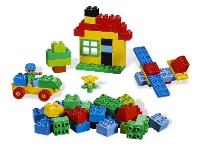 5506 - LEGO® Stor boks med (Lego Duplo) (Udgået)